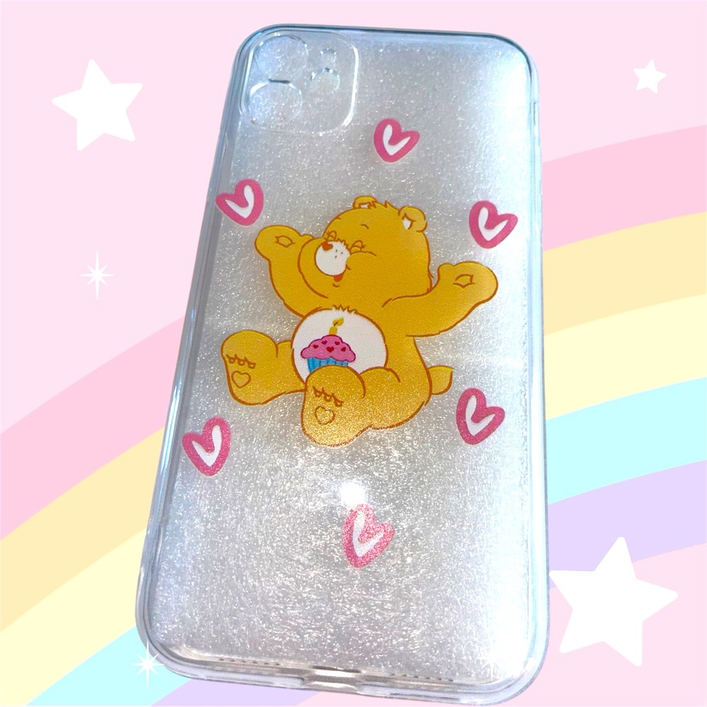 Care Bears Funshine Classic Hard Back Case Compatible with Apple iPhone 11 clear